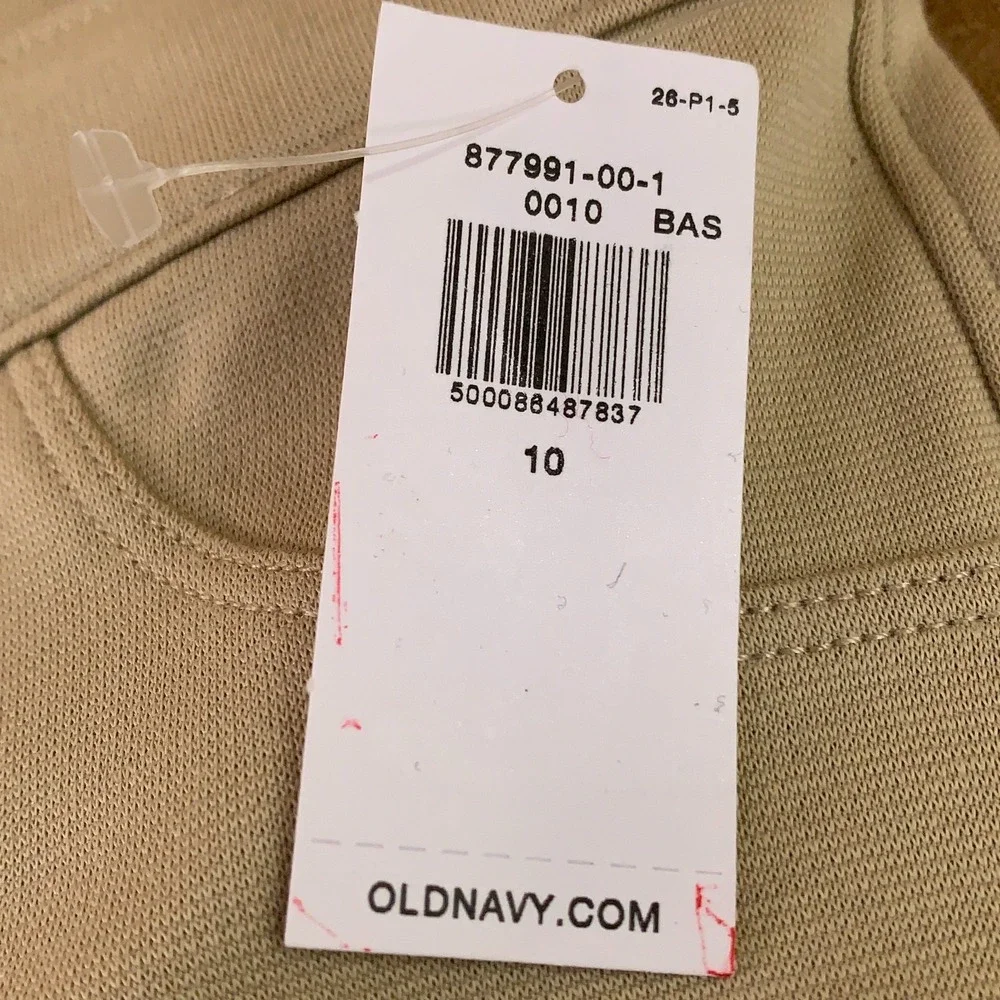 Old Navy Girls Size 10 Khaki School Uniform Ponte-Knit Jeggings NWT
